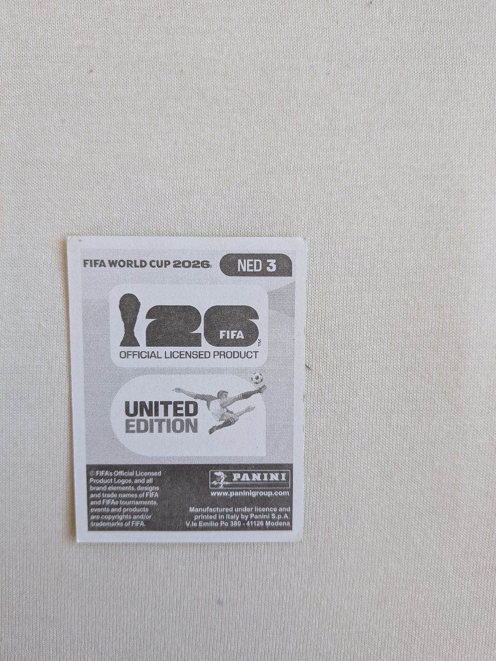 Panini Carte collezionabili: Panini Bild NED 3 – Nuovo (secondo la descrizione) da Eschenbach SG venduto da SanFranciscoCalifornia 1