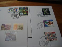 Moderne FDC Schweiz 2000, 12 Belege