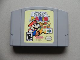 Nintendo 64 Top Game Paper Mario N64 USA  Serienummer 1 !!!