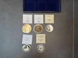 Sammlermünzen Set Schweiz & Europa mit Zertifikat