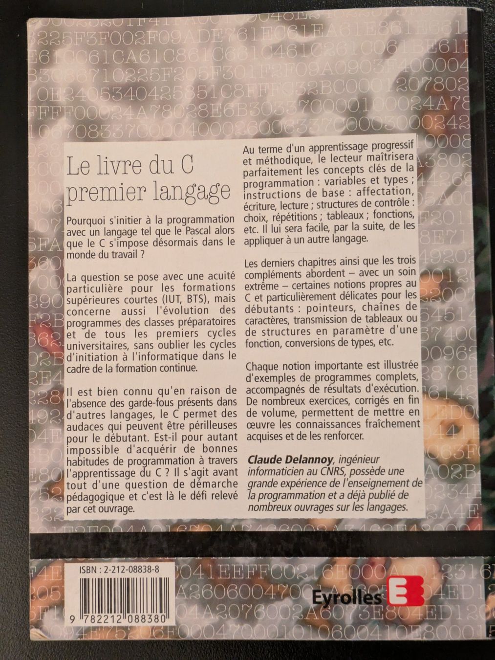 Libri: Le Livre du C Premier langage – Usato da Neuchâtel venduto da Sytex 1
