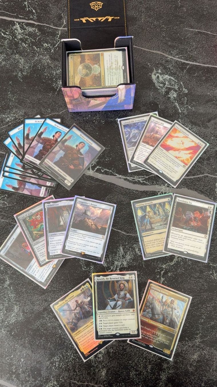 Magic The Gathering Carte collezionabili: MTG - "Knights of Kenrith" - Commander Deck – Usato da Frauenfeld venduto da tobiaskoestli1 3