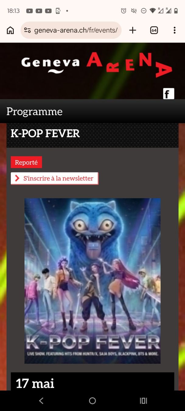 Billets: Tickets K-POP FEVER – D'occasion à Perroy par cin_gv7t