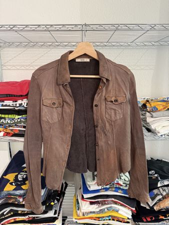 Y2K Prada Authentic Leather Jacket Size M Women’s  