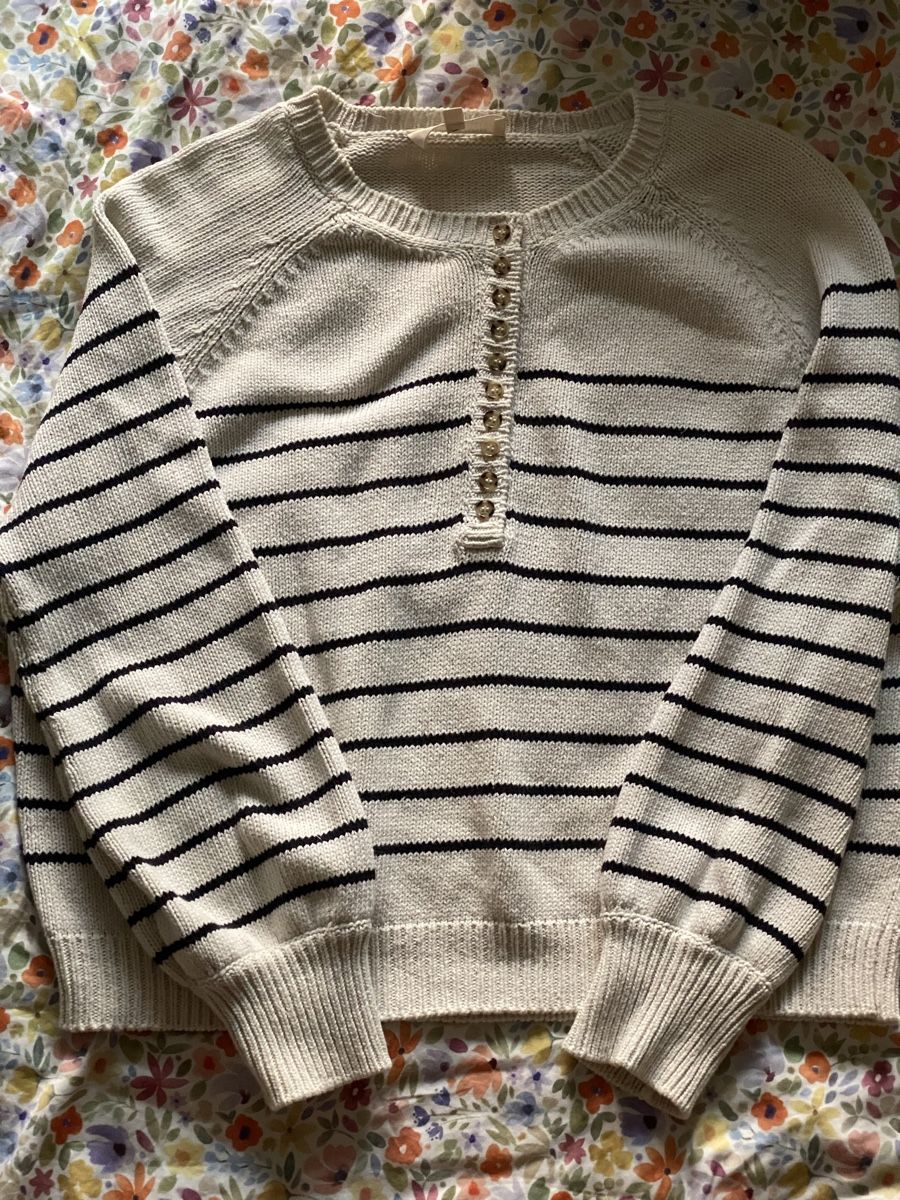 Pullover & Sweatshirts: Sezane Pullover Leontine gestreift Weiss/Schwarz size XS – Neu (gemäss Beschreibung) aus Zürich von Marjolynee
