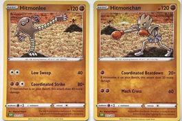Pokemon Hitmonchan & Hitmonlee 2 Karten