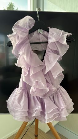 & Other Stories Lilac Ruffle top Size 36