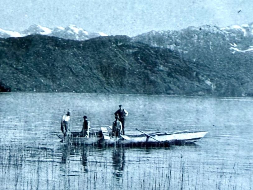 Ansichtskarten: Iseltwald - Seeburg ? 1924 – Gebraucht aus Lutry von Ediego 1