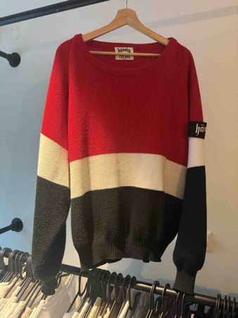 Pullover Ciolina Hässig Rot Weiss Schwarz Grösse XL