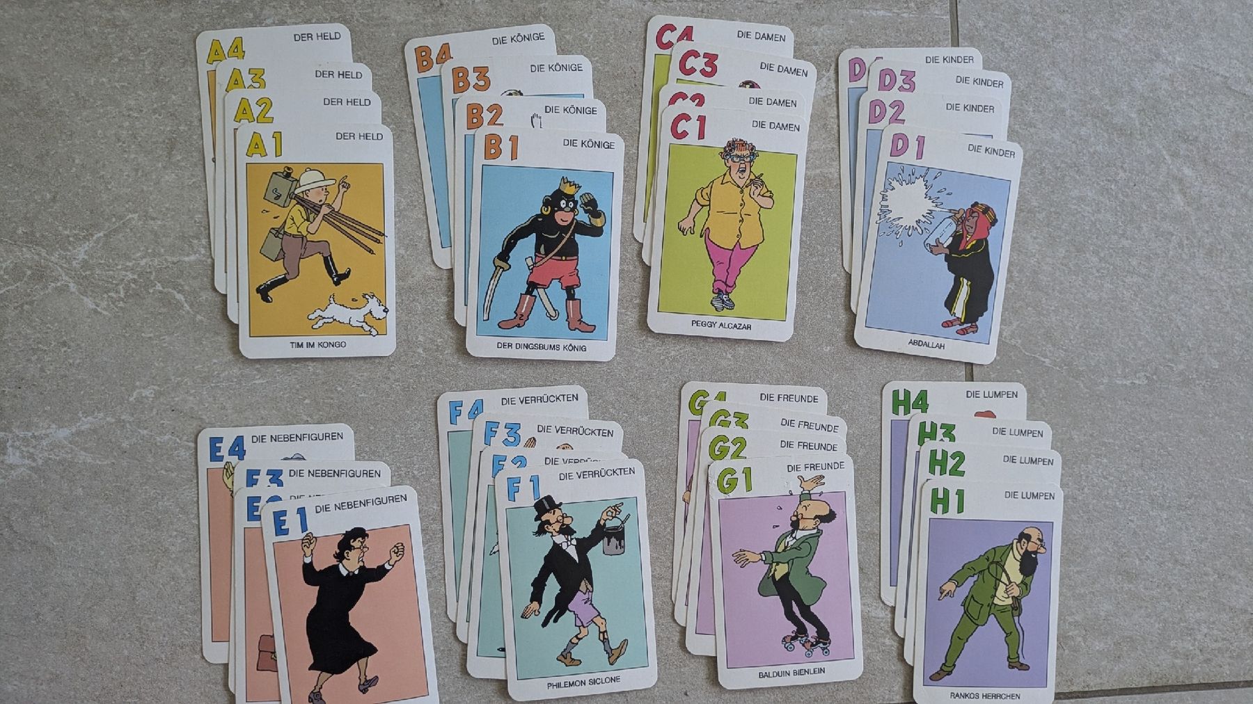 Amigo Giochi: Tim und Struppi Kartenspiel – Usato da Rottenschwil venduto da chnoblipress 1