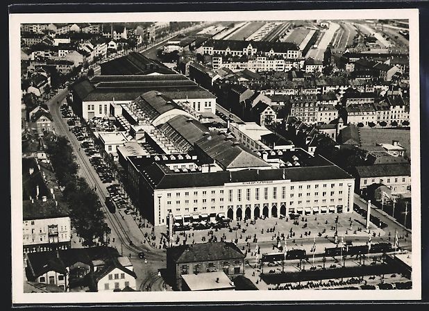 Cartes postales: Basel, Schweizer Mustermesse, Fliegerauf – D'occasion à Berlin par bartko-reher