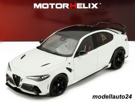 Alfa Romeo Giulia GTAm 2021 Bianco weiss / Motorhelix 1:18