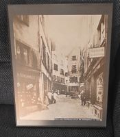 historisches Foto Marktplatz durch die Sattelgasse St Gallen