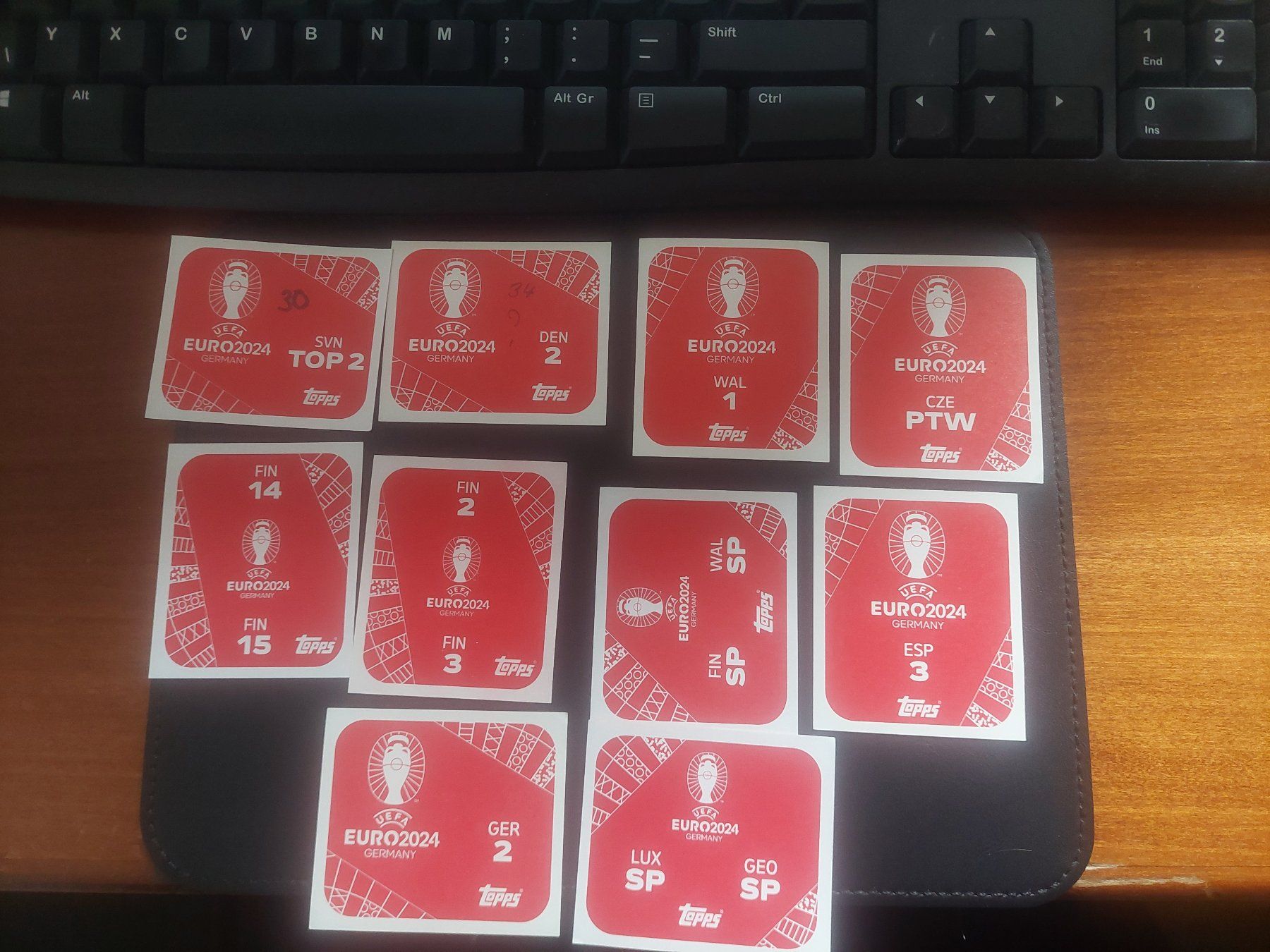 Topps Carte collezionabili: 10 x stickers EUROPA 2024 – Usato da Biel/Bienne venduto da Deboma 1