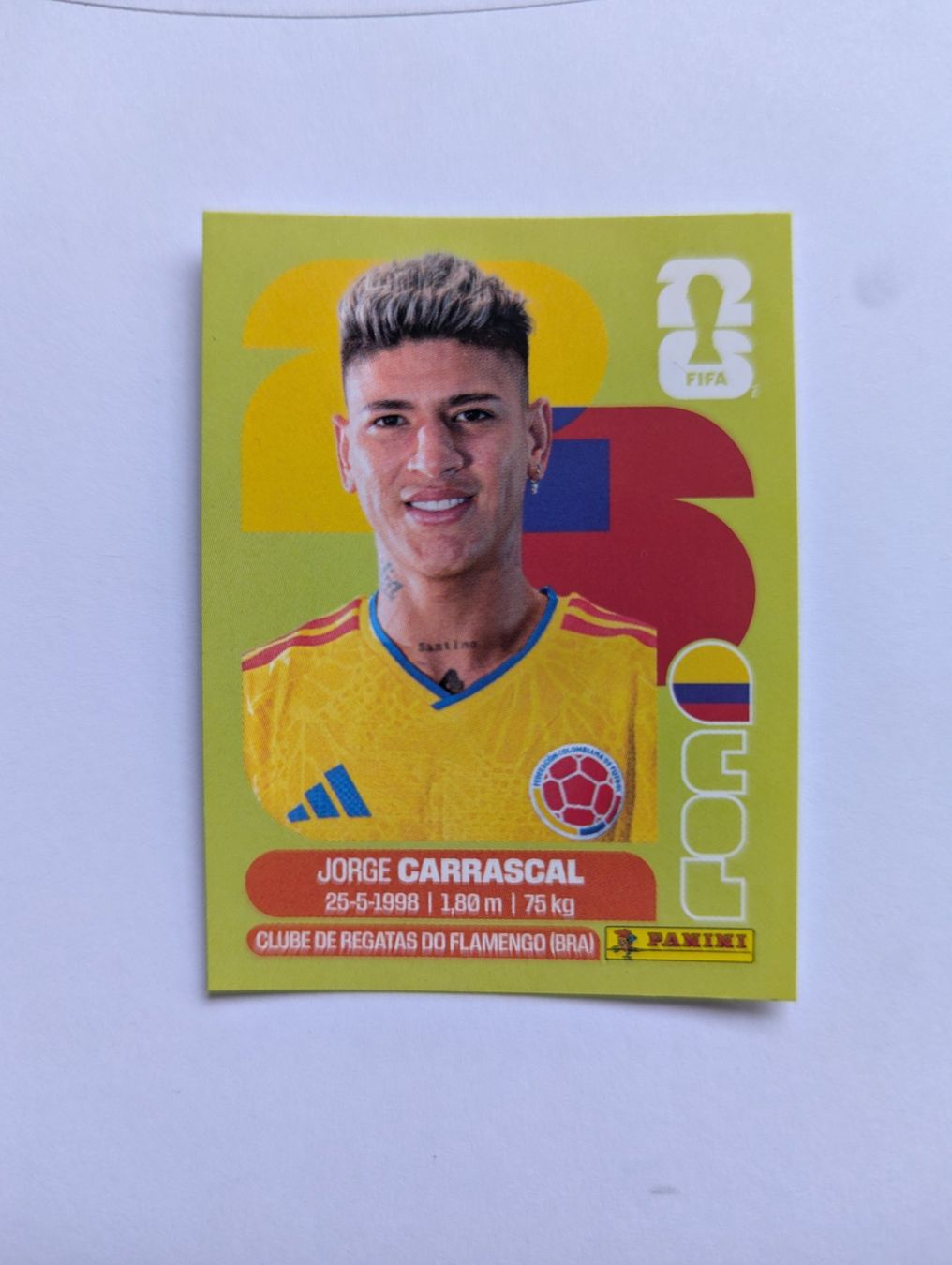 Panini Carte collezionabili: Fussball Sticker Jorge Carrascal Panini 2026 neu – Nuovo (secondo la descrizione) da Zollikon venduto da e-Driss