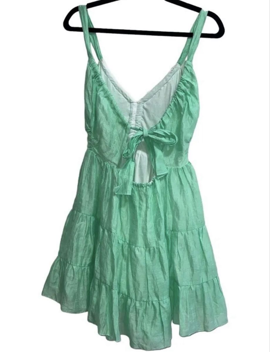 Sandro Vestiti: Sandro linen mint green kleide 36 S M – Usato da Uznach venduto da ger_7gvr 1
