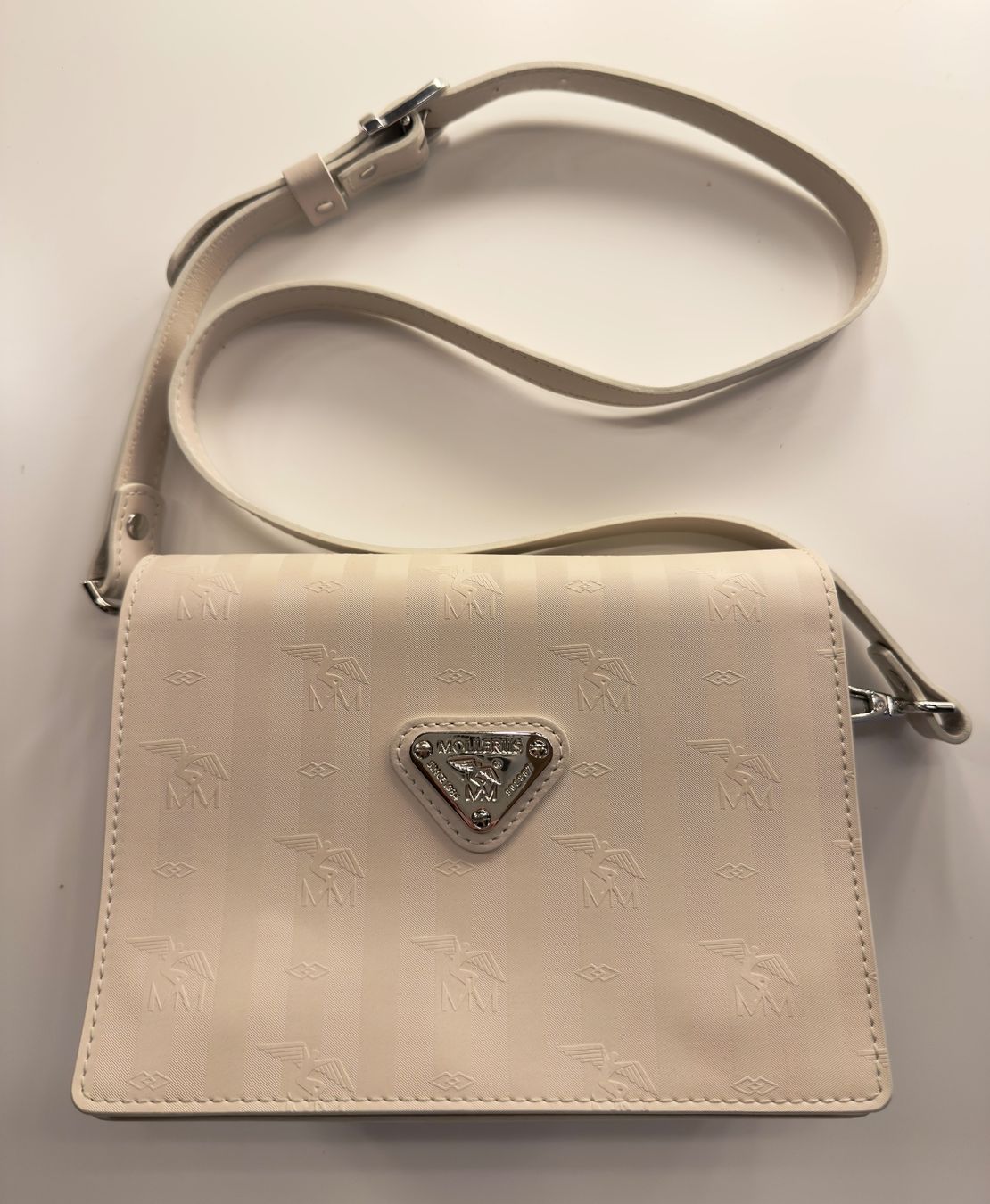Maison Mollerus Borse da donna: Mollerus Melide pearl / silber | NP 730 Fr – Nuovo (secondo la descrizione) da Dübendorf venduto da Daniel_6m5g 3