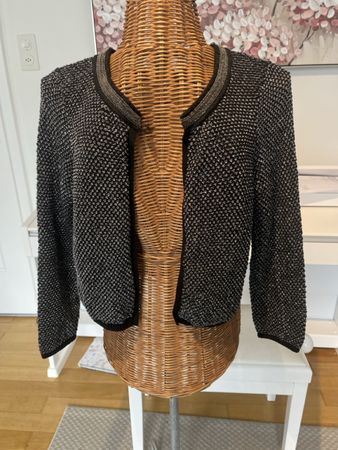 Bolero Jacke mit Zierrand und Silber, NafNaf, S