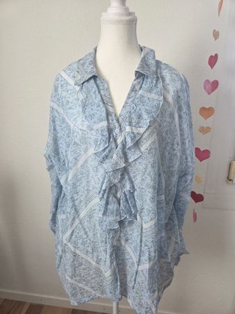 Mos Mosh Jelena Borda Shirt, Grösse L, Sommer Bluse🌸