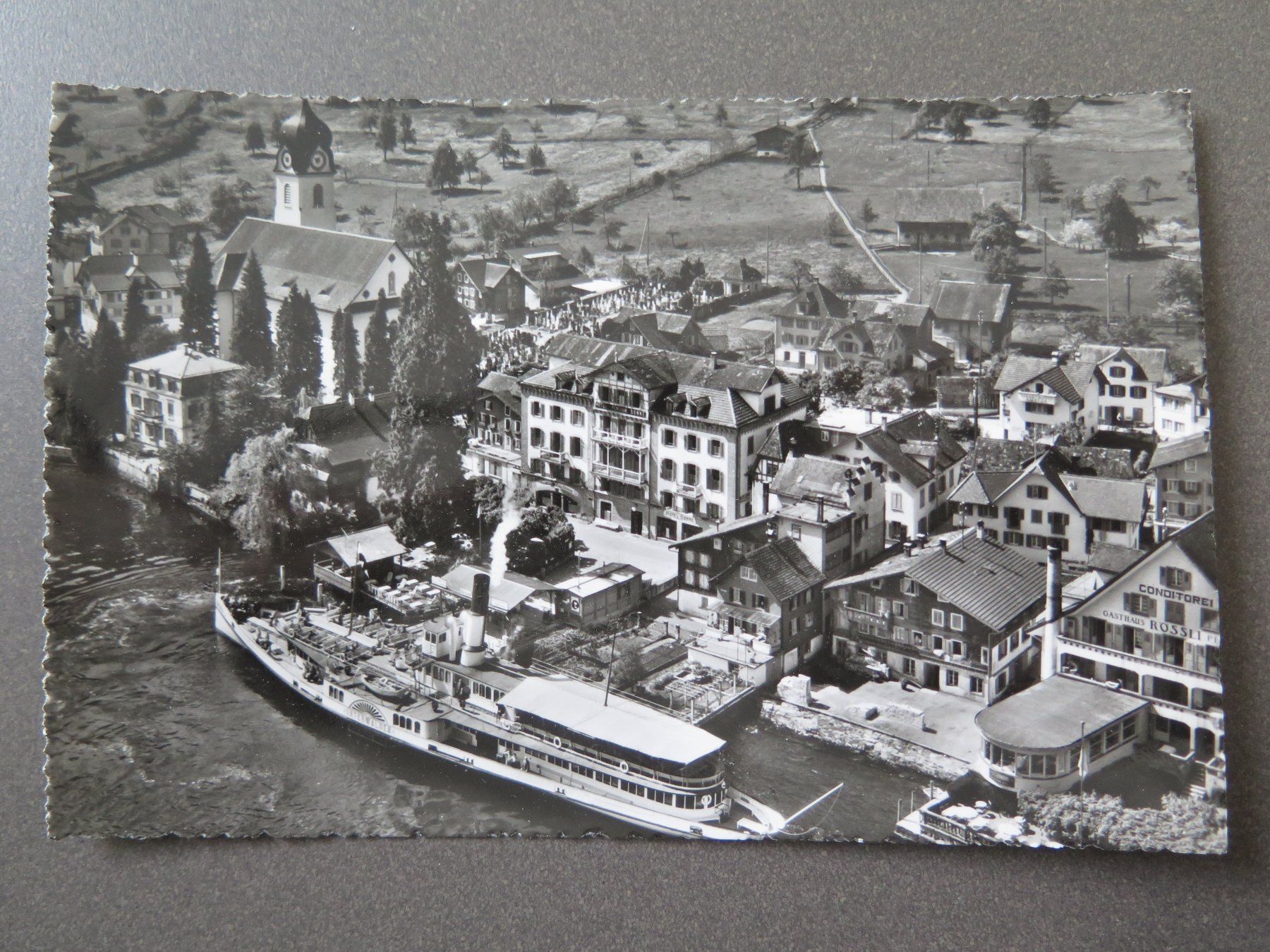 Cartes postales: BECKENRIED MIT DAMPFSCHIFF – D'occasion à Wittenbach par lipasal