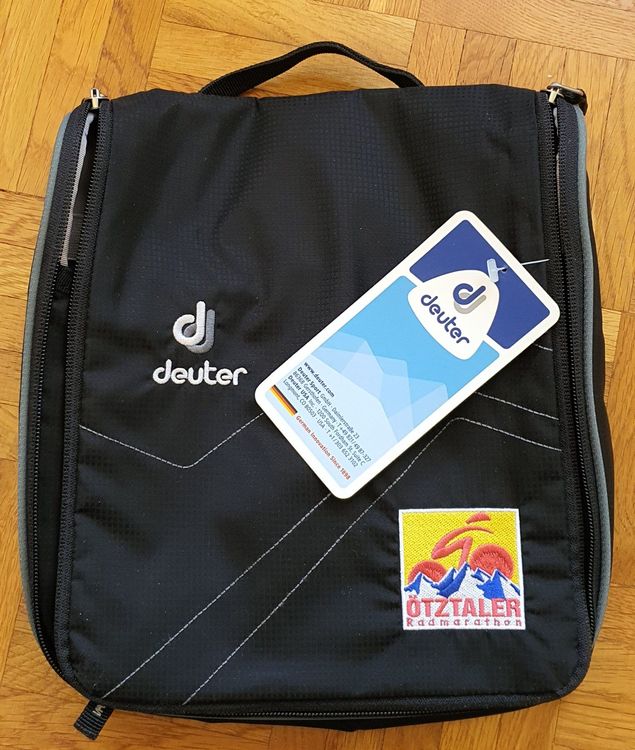 Deuter Wash Center II - Borsa Da Toilette Da Appendere Con Specchio E Tasca Rimovibile, Ideale Per Viaggi E Campeggio
