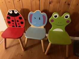 Drei Kinderstühle