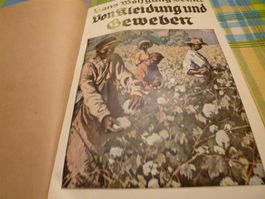 Von Kleidung und Geweben Kolonialwaren  Textilien Reklame