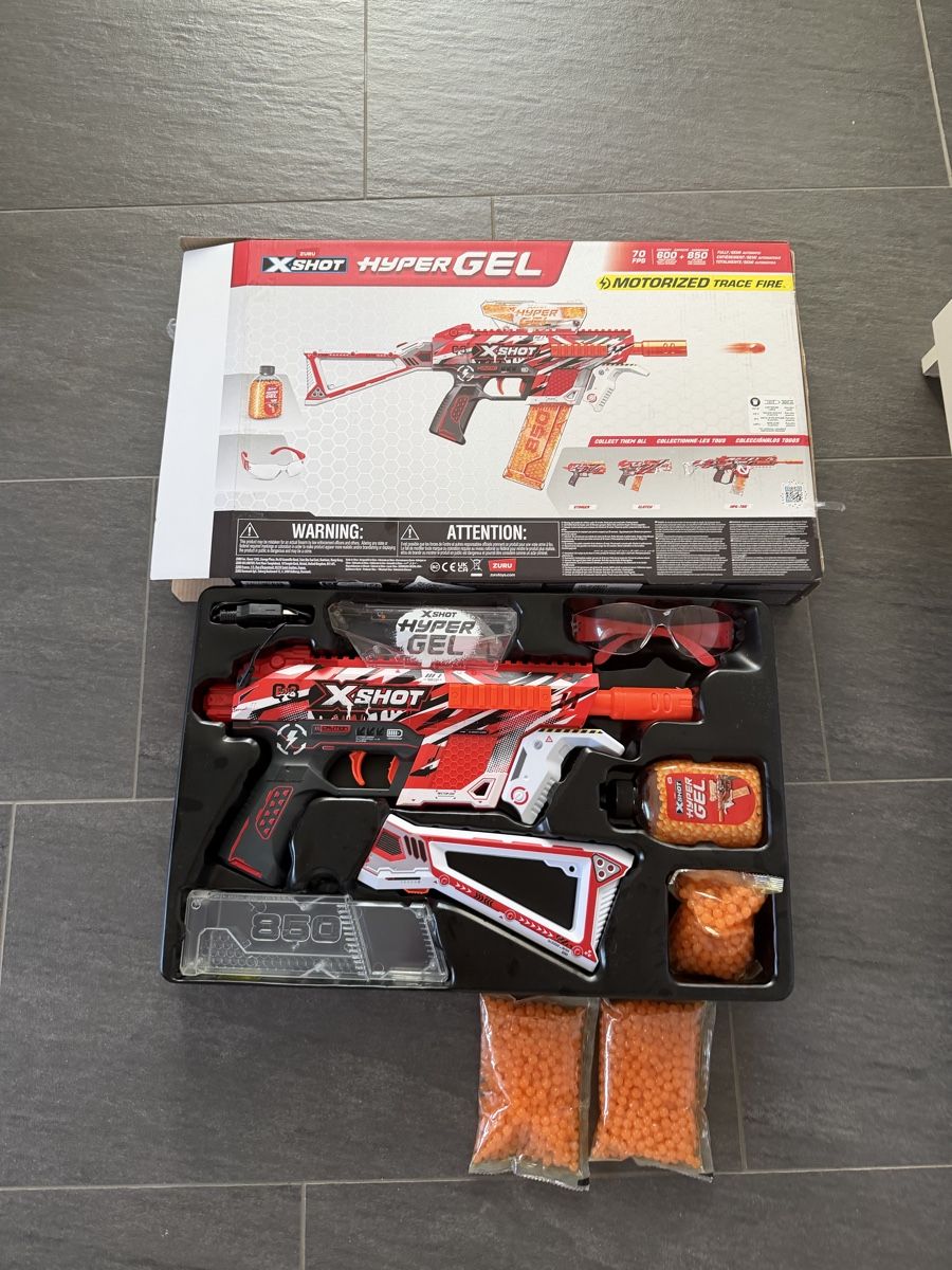 Giocattoli: Hyper gel Trace Fire X shootunbenutzt ink mit 2000 – Nuovo e nell'imballaggio originale da Härkingen venduto da Iceman_09 1