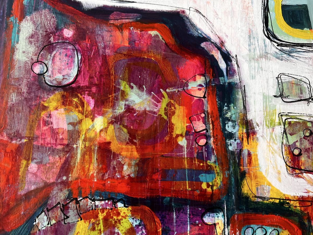 Dipinti: Einzigartiges abstraktes Gemälde, 60x90cm – Nuovo e nell'imballaggio originale da Kreuzlingen venduto da eszanza 8