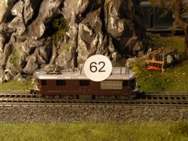 Modelleisenbahn BLS Lokomotive braun gebraucht Zustand 62