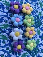 Anstecker für Crocs. Blumen/8 Stück neu