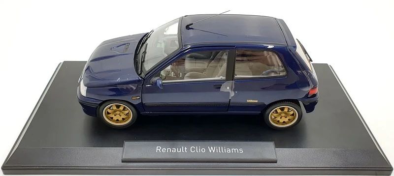 Renault Modellini d'auto: RENAULT CLIO WILLIAMS 1993 Massstab 1:18 – Nuovo e nell'imballaggio originale da Erlenbach im Simmental venduto da Model_box 7