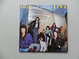 Doppel LP brit. Pop Rock Band 10cc 1977 Live and Let