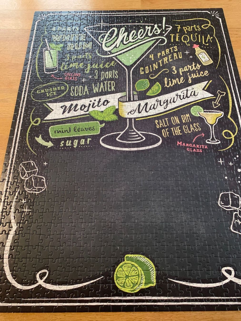 Clementoni Puzzles: Clementoni; Puzzle "Black Board" / 1000-teilig – Gebraucht aus Boniswil von Totomat-Lady2 2
