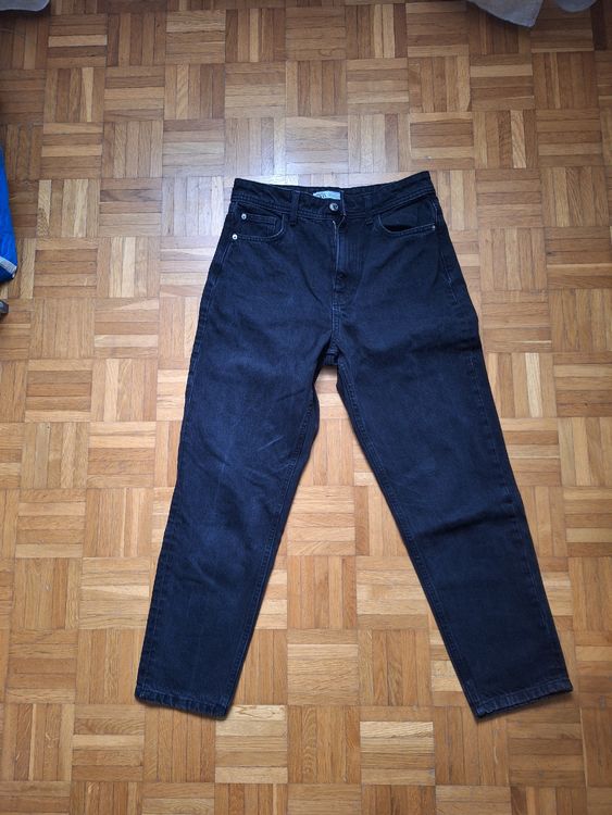 Schwarze Zara Jeans, Grösse 38, Top Zustand 2