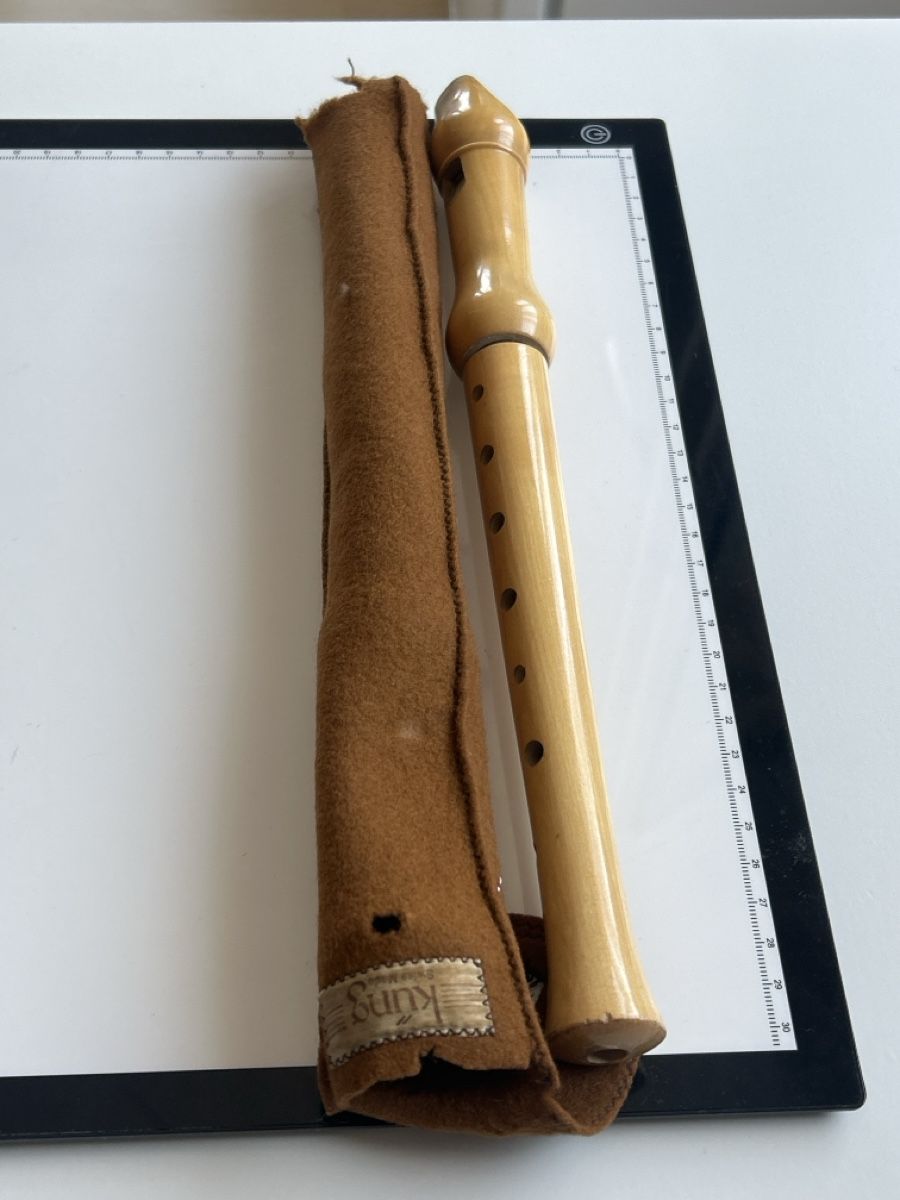 Musikinstrumente: Blockfloete Holz Kunz mit Etui (S5) – Gebraucht aus Neuenhof von SchnaeppliAllerlei