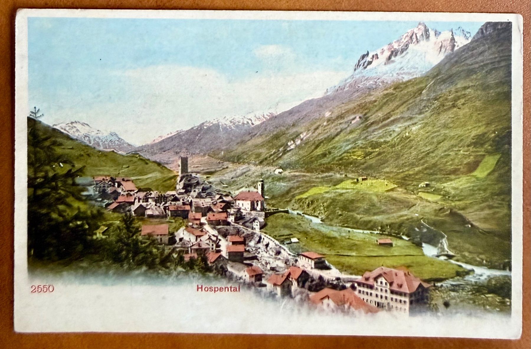 Cartoline postali: Hospental - Panorama AK – Usato da Lutry venduto da Ediego
