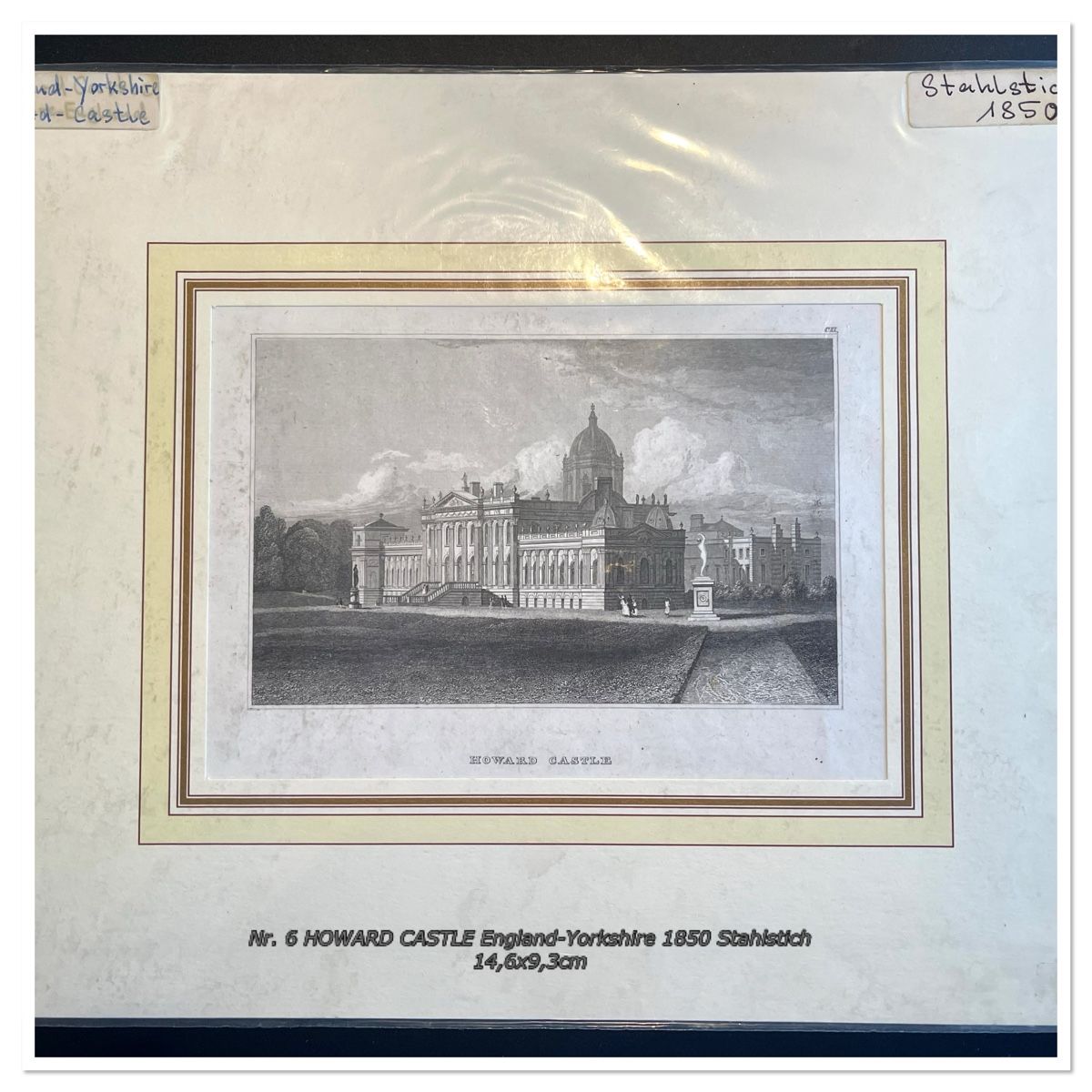 Incisioni: Stich Howard-Castle – Usato da Rüschlikon venduto da MPS8800 1