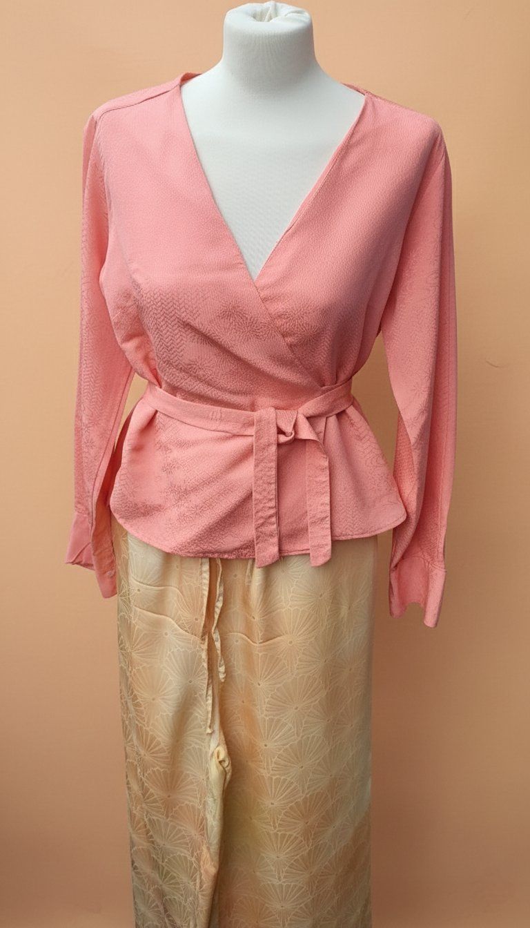 Ensoie Camicette: Blouse orange en soie – Nuovo (secondo la descrizione) da Fribourg venduto da VictoriaShop7