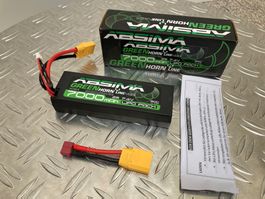 ABSIMA Greenhorn LiPo 2S 7,4 Volt Fahr-Akku mit 7000mAh Neu!