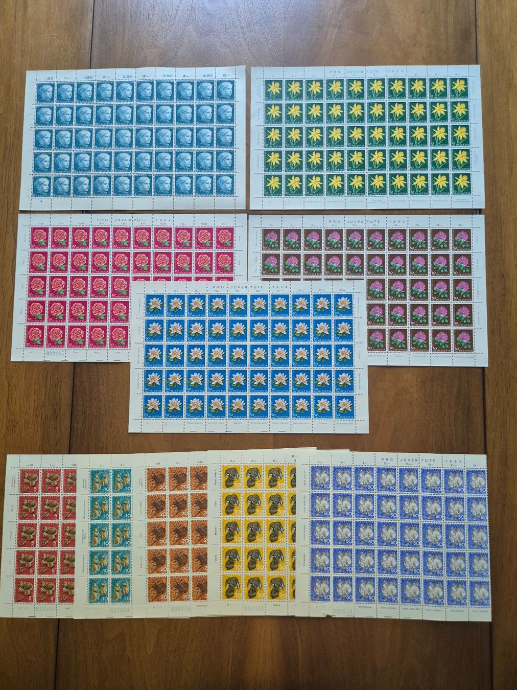 Tous les timbres: Frankaturware 100 CHF. GRATISLIEFERUNG ! – Neuf (Voir description) à Horgen par frankatur