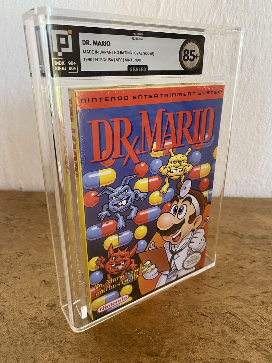 Nintendo Giochi: Nintendo NES Dr. Mario, Pixel Grading 85 + – Nuovo e nell'imballaggio originale da Kerzers venduto da ai1_52j5 3