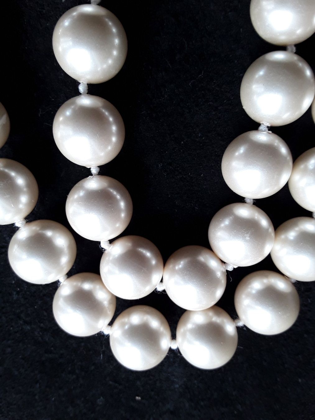Catenine: Dicke Vintage TOP Perlenkette mit Magnetverschluss – Usato da Zürich venduto da helsan 4