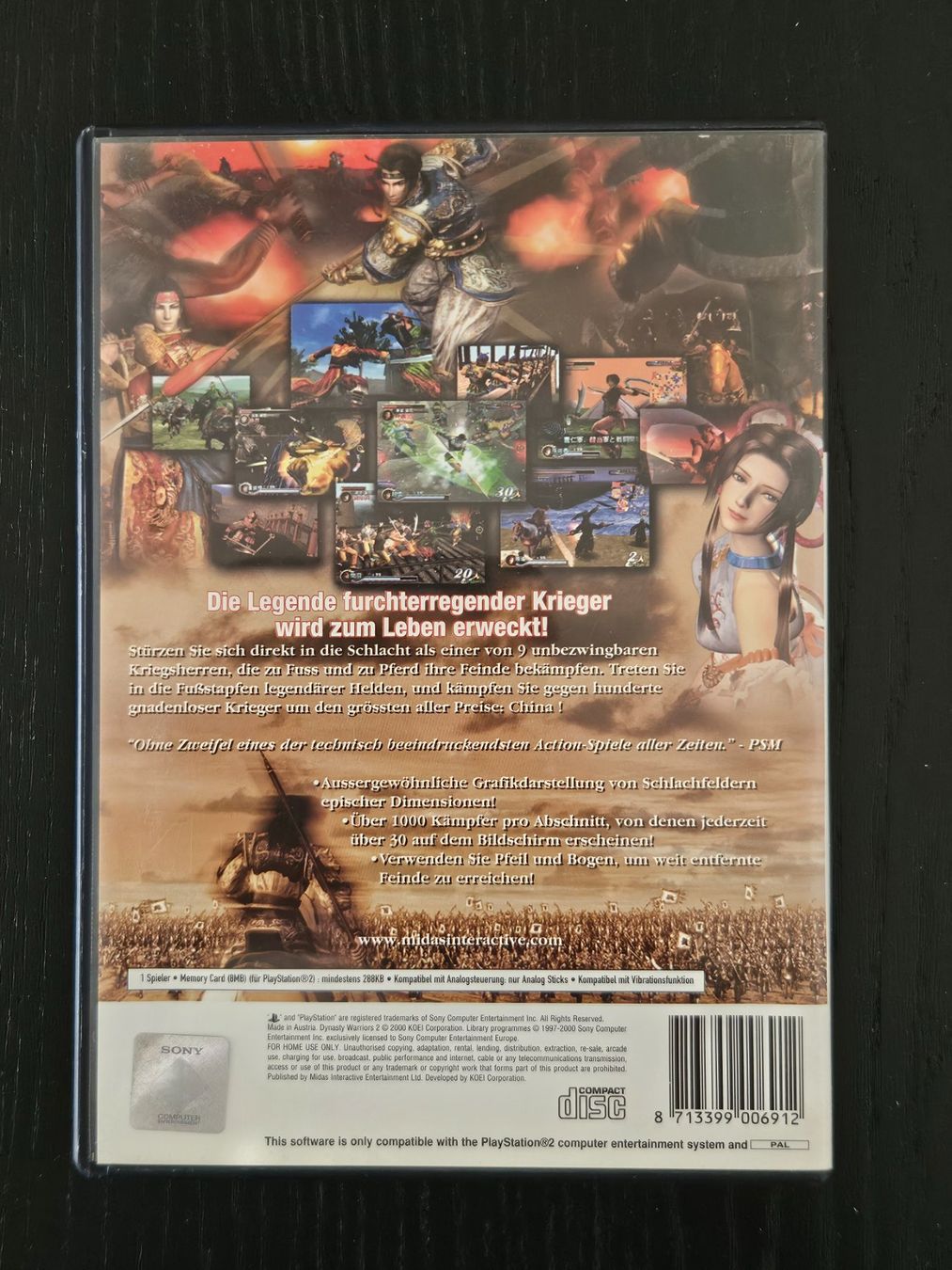 Sony Giochi: Dynasty Warriors 2 (PS2) – Usato da Zürich venduto da sodamnme 2