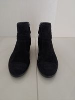 Chanel Stiefel Veloursleder schwarz Grösse 37