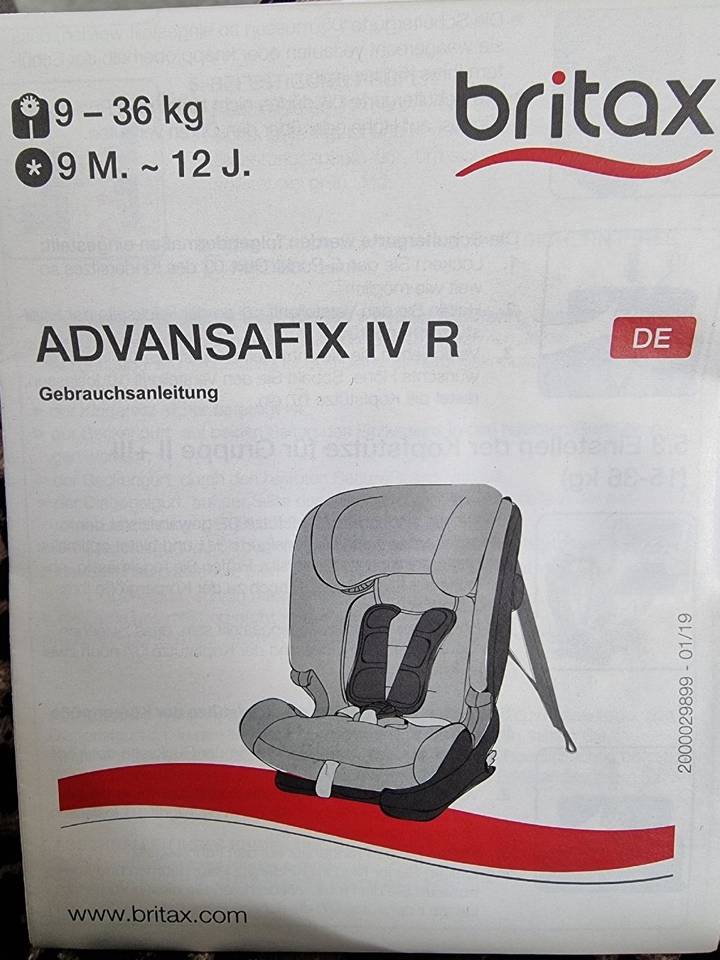Britax Römer Auto-Kindersitze: britax advansafix iv r – Gebraucht aus Burgdorf von rah_j8m6 1