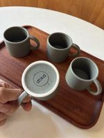4 Espressotassen aus Keramik (Dänemark)