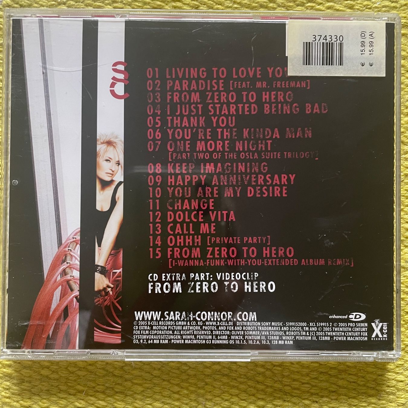 CD: SARAH CONNOR-NAUGHTY BUT NICE – Usato da Rorschacherberg venduto da CD-Roli 1