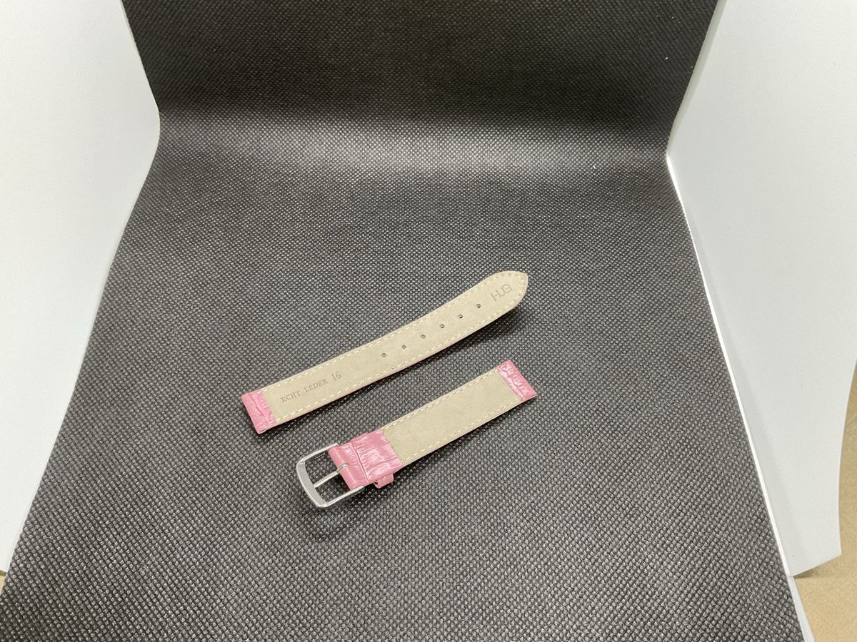 Bracciali & Braccialetti: Cinturino in pelle rosa 16mm – Nuovo (secondo la descrizione) da Pregassona venduto da TheWatchClub 1