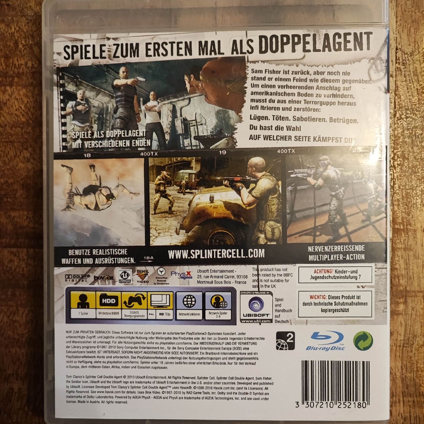 Sony Jeux: Splinter Cell Double Agent PS3 – D'occasion à Dübendorf par kb86_MOVIE 1
